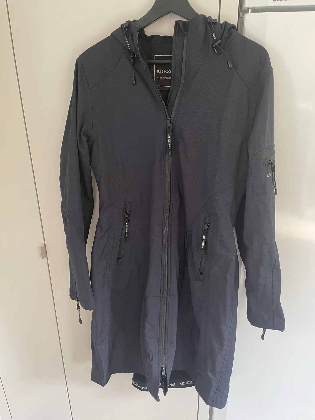 Ilse Jacobsen Softshell Jas Maat 36 indigo blauw, Ophalen of Verzenden, Zo goed als nieuw, Maat 36 (S), Blauw