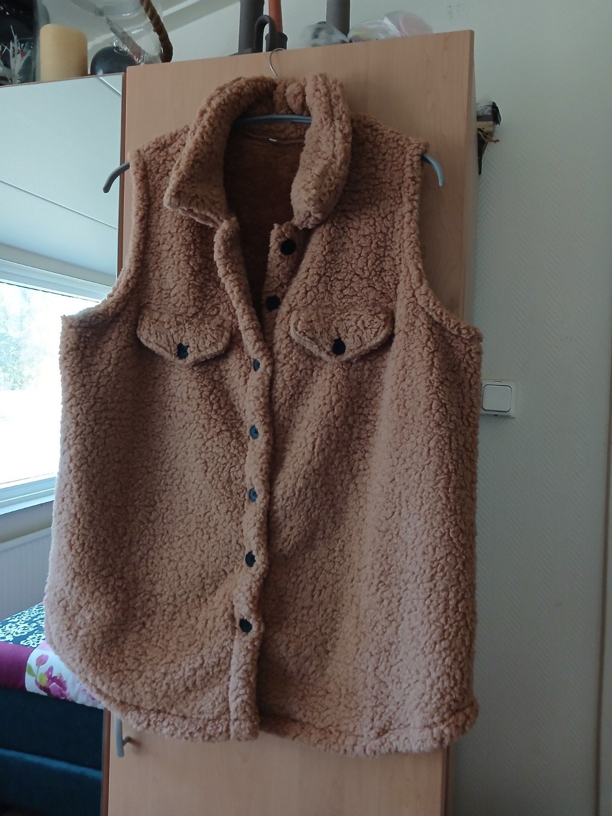 mooie bodywarmer maat xxxl, Ophalen of Verzenden, Zo goed als nieuw, Maat 46/48 (XL) of groter, Bruin