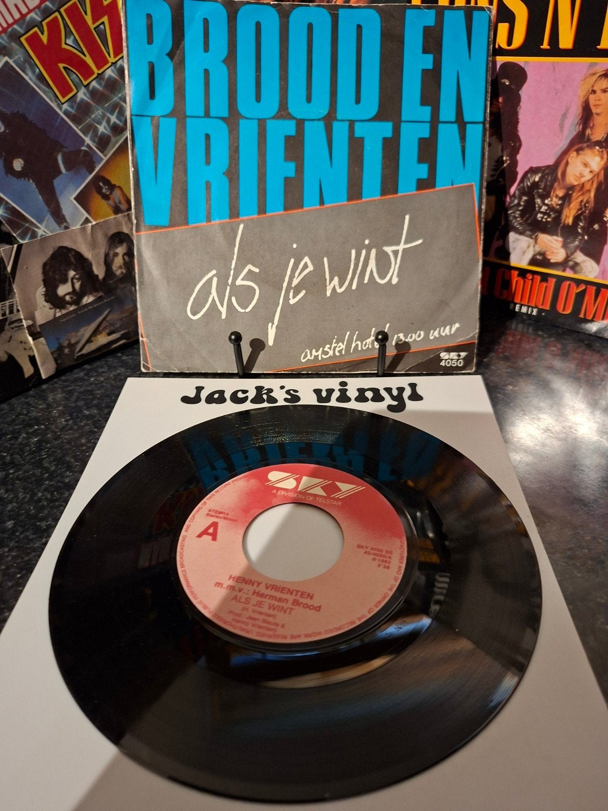 Henny Vrienten m.m.v. Herman Brood - Als Je Wint 1983, Gebruikt, 7 inch, 1980 - 1989, Ophalen of Verzenden