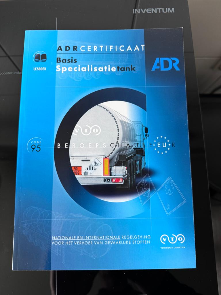 ADR Certificaat Basis & Tank Lesboek VDO nieuw boek, Ophalen of Verzenden, Beta, Nieuw, MBO