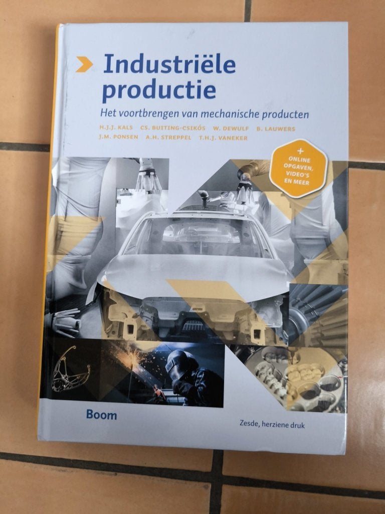 industriële productie, Boeken, Techniek, Boom, Ophalen of Verzenden, Zo goed als nieuw, Werktuigbouwkunde