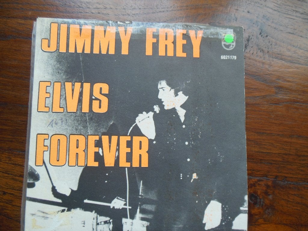single jimmy frey elvis presley forever 45rpm jukebox vinyl, Ophalen of Verzenden, Gebruikt, Pop
