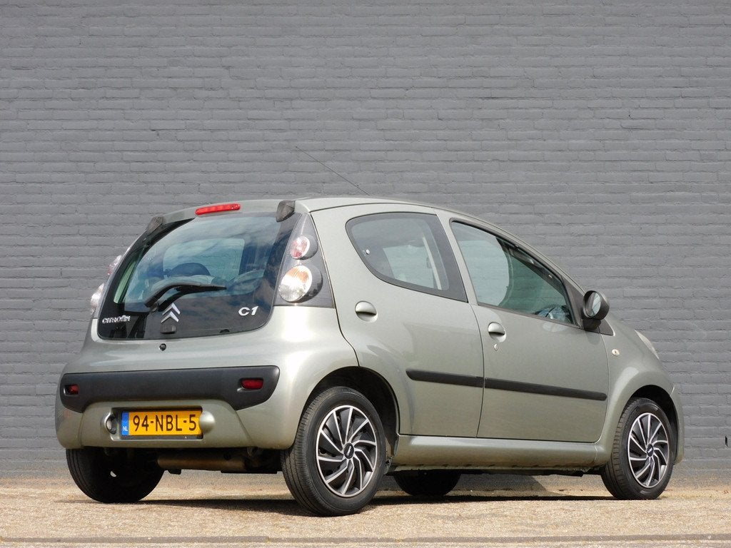 Citroën C1 1.0-12V Ambiance NETTE AUTO! AIRCO! APK T/M 8-5-, Voorwielaandrijving, Stof, Gebruikt, Zwart