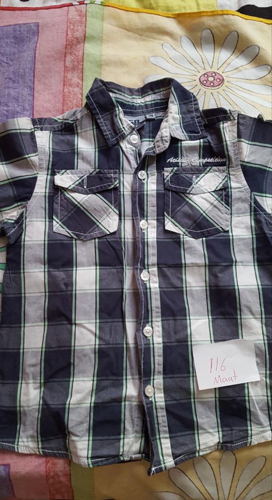 Jongens blouse maat 116, Ophalen of Verzenden, Zo goed als nieuw, Jongen, Overhemd of Blouse