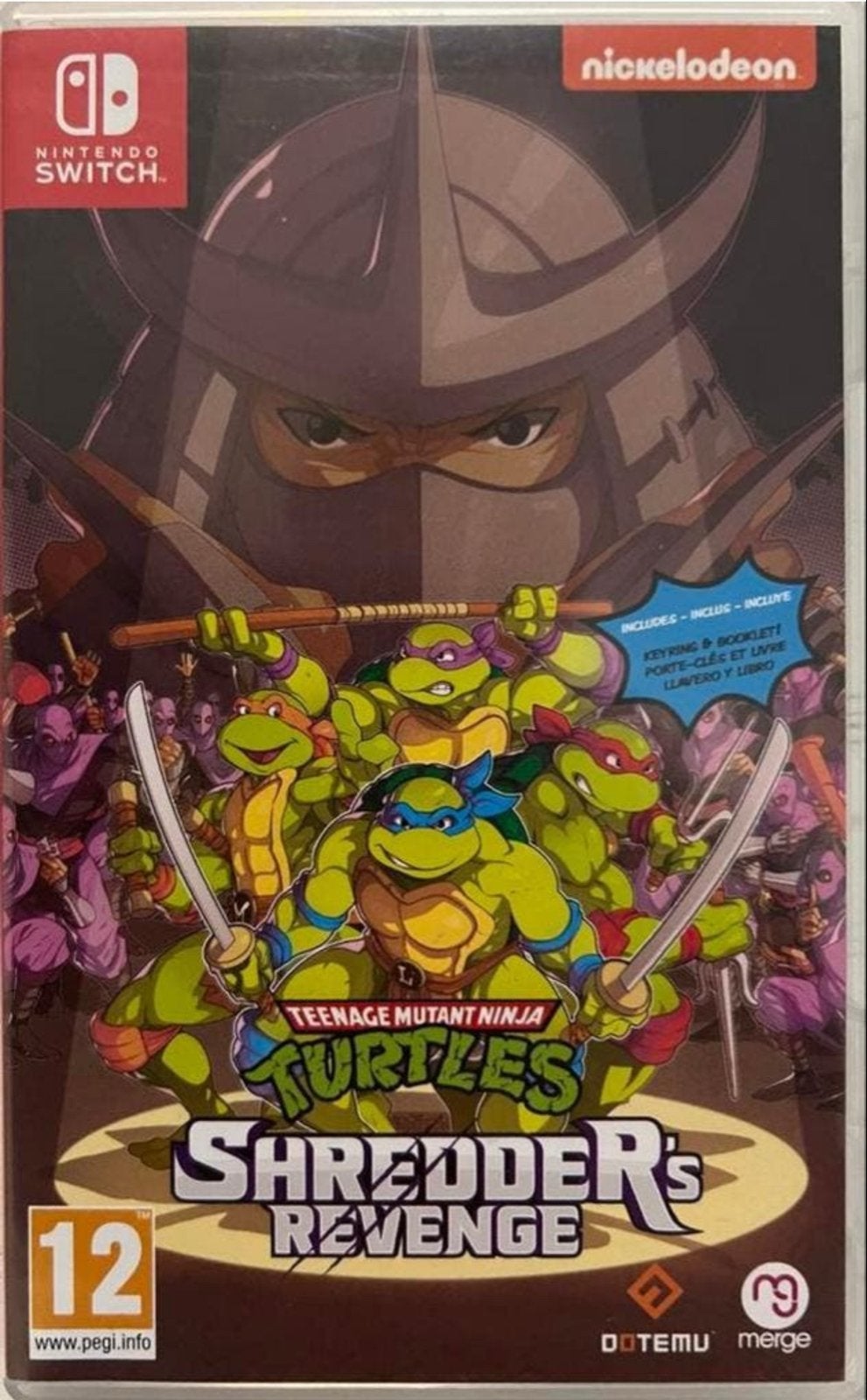 TMNT Shredder's Revenge Nintendo Switch + Extra's, Ophalen of Verzenden, Zo goed als nieuw, Switch Original, Met games