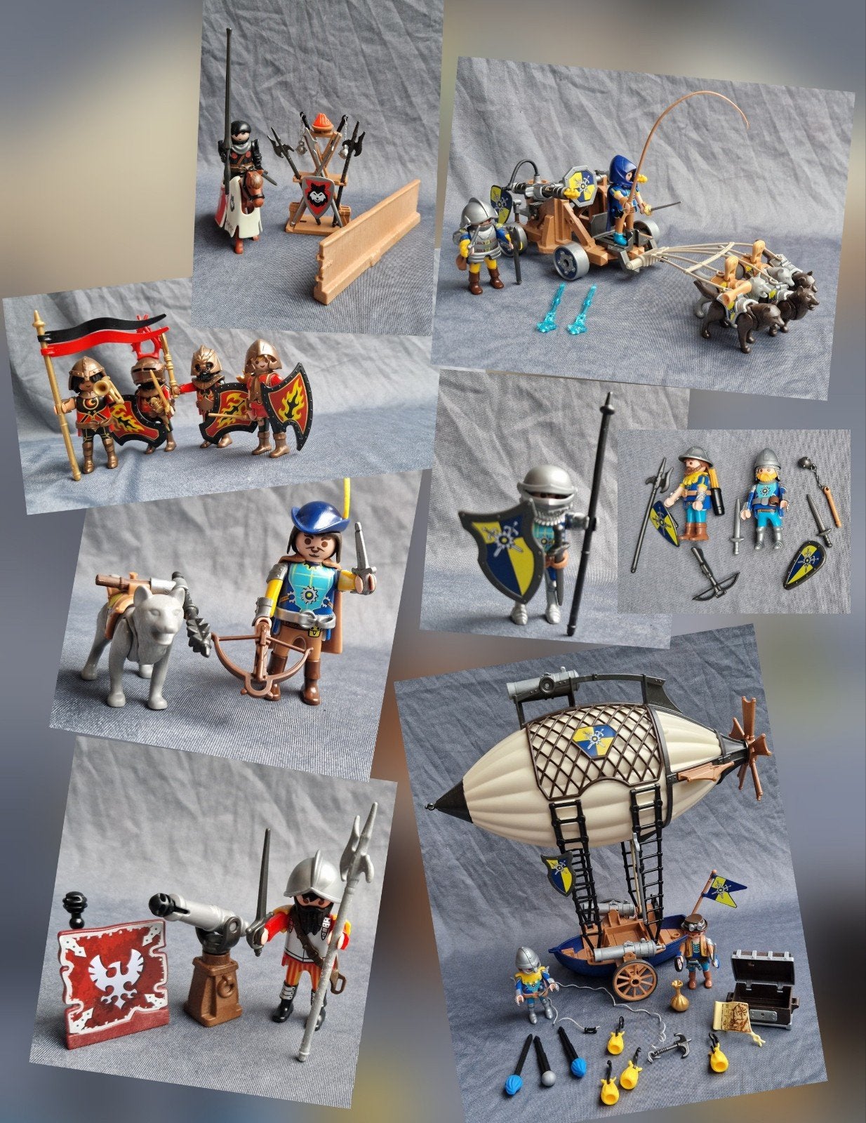 Playmobil Novelmore en ridders 8 sets, Ophalen, Zo goed als nieuw, Jongen of Meisje