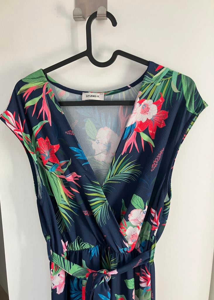 Prachtige lange jurk Studio IT, Blauw, Maat 46/48 (XL) of groter, Ophalen of Verzenden, Zo goed als nieuw