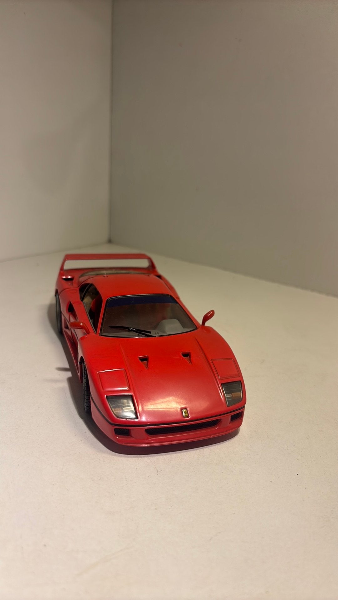Ferrari f40 red franklin mint 1.24, Overige merken, Auto, Ophalen of Verzenden, A