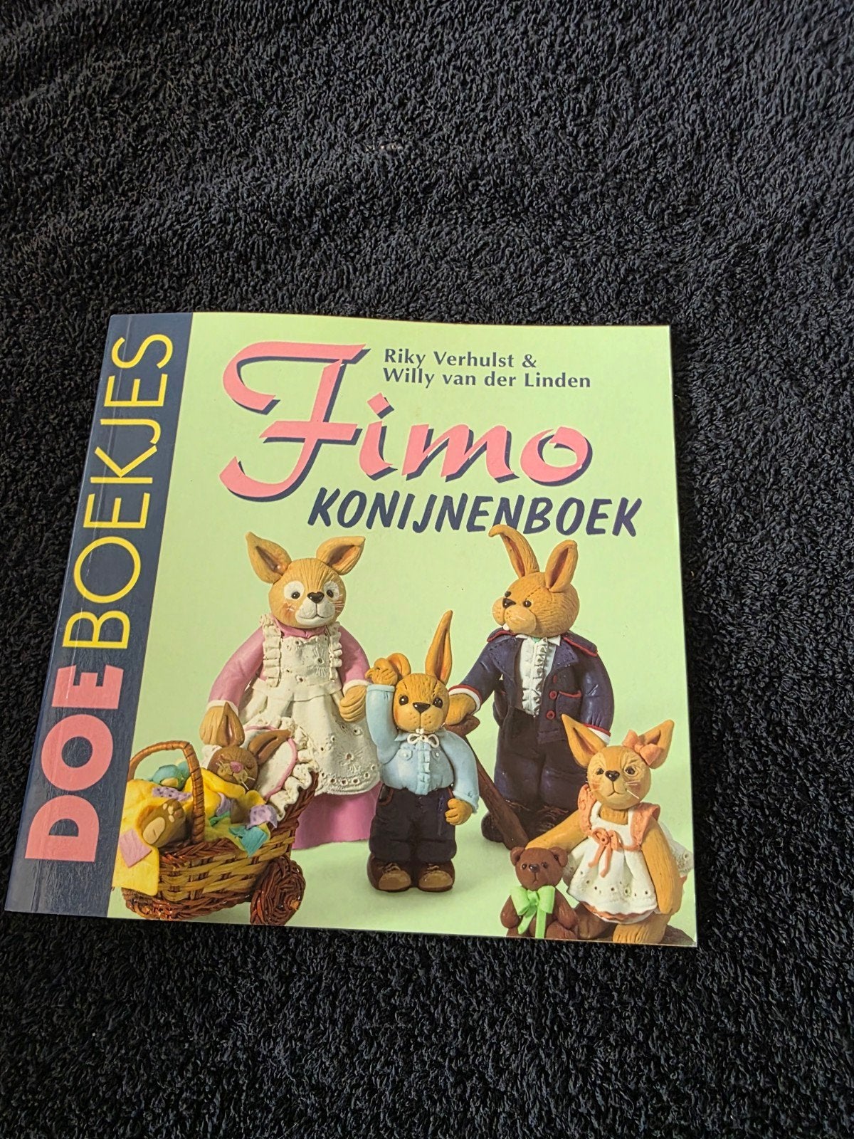 Fimo Konijnenboek - Nieuw Doe-boekje, Ophalen of Verzenden, Nieuw, Kleien en Boetseren, Riky Verhulst & Willy van der Linden