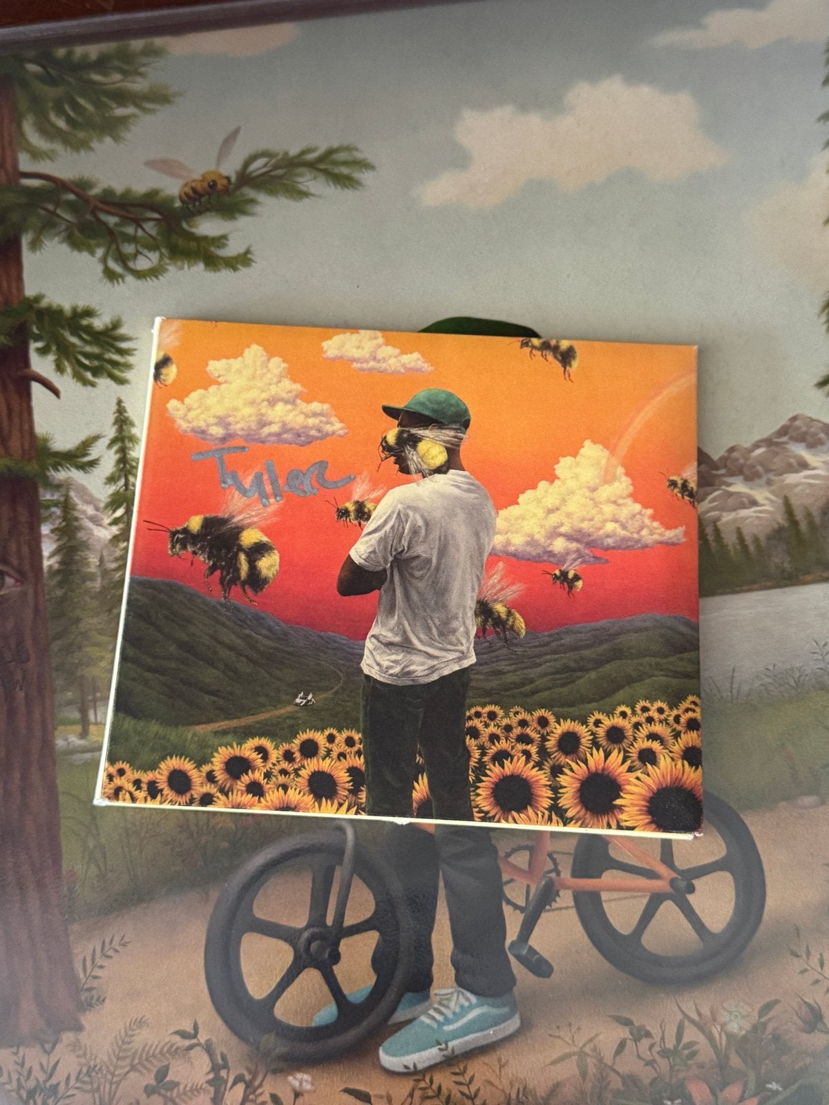 Gesigneerde Flowerboy + WOLF tyler the creator, Gesigneerd, Ophalen of Verzenden