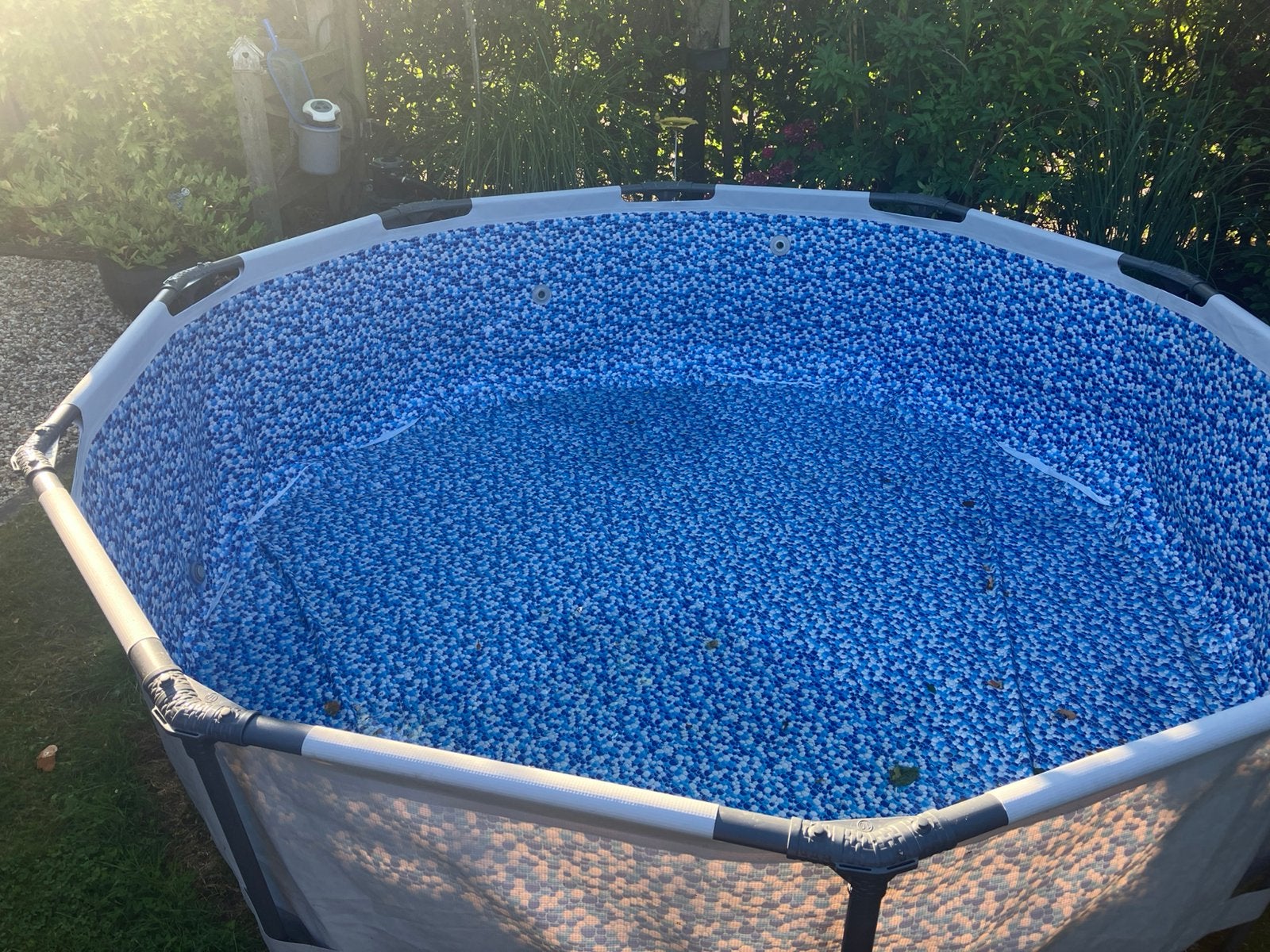 Zwembad ca 305x80 met waterland 8,5m3 zandfilter en extra’s, Tuin en Terras, Ophalen, Minder dan 80 cm, Rond, 300 cm of meer