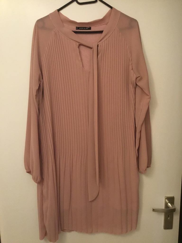 Roze plissé blouse metrostaking mt 42, Ophalen of Verzenden, Zo goed als nieuw, Roze, Blouse of Tuniek