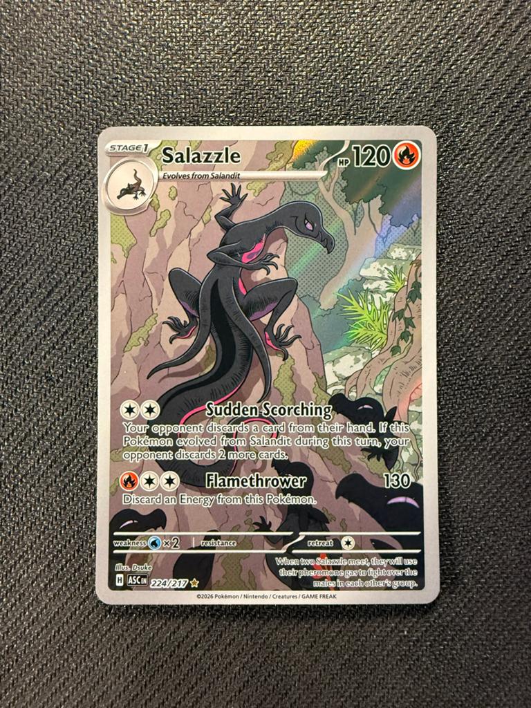 Salazzle 224/217 Ascended Heroes Pokemon, Ophalen, Nieuw, Losse kaart