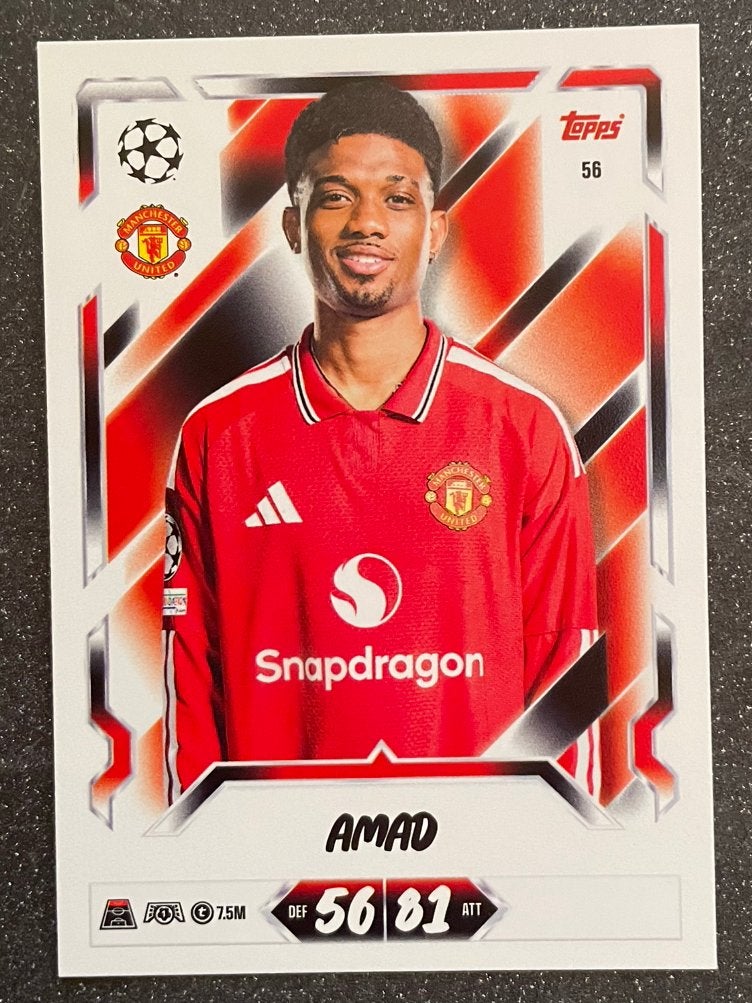 Topps MA 26/27    AMAD    MANCHESTER UNITED, Verzenden, Zo goed als nieuw, Plaatje