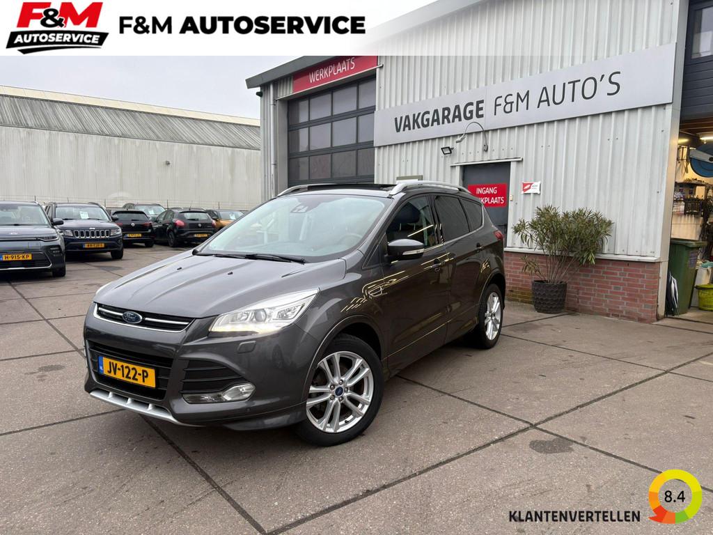 Ford Kuga 1.5 Titanium Styling Pack Pano, camera, cruise, Parkeersensor, Euro 6, 4 cilinders, Leder en Stof