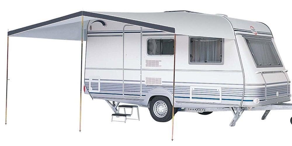 Dorema Elba Caravanluifel Maat 8 (900/940) met ALU stokken, Ophalen, Zo goed als nieuw, Ten Cate All Season 200g/m2, Dorema