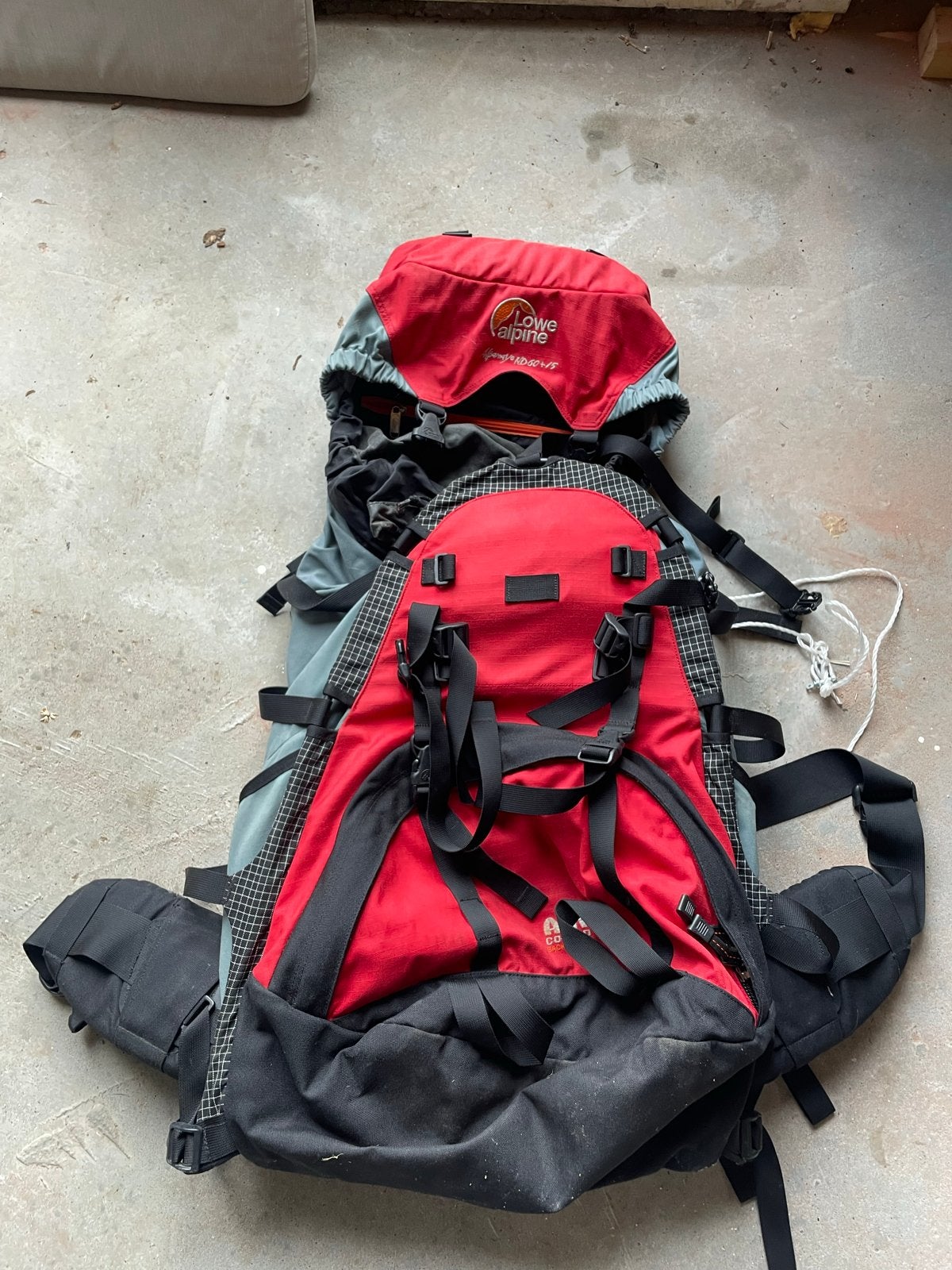 Lowe Alpine Alpamayo ND 60+15 rugzak, Ophalen of Verzenden, Gebruikt, Rugzak