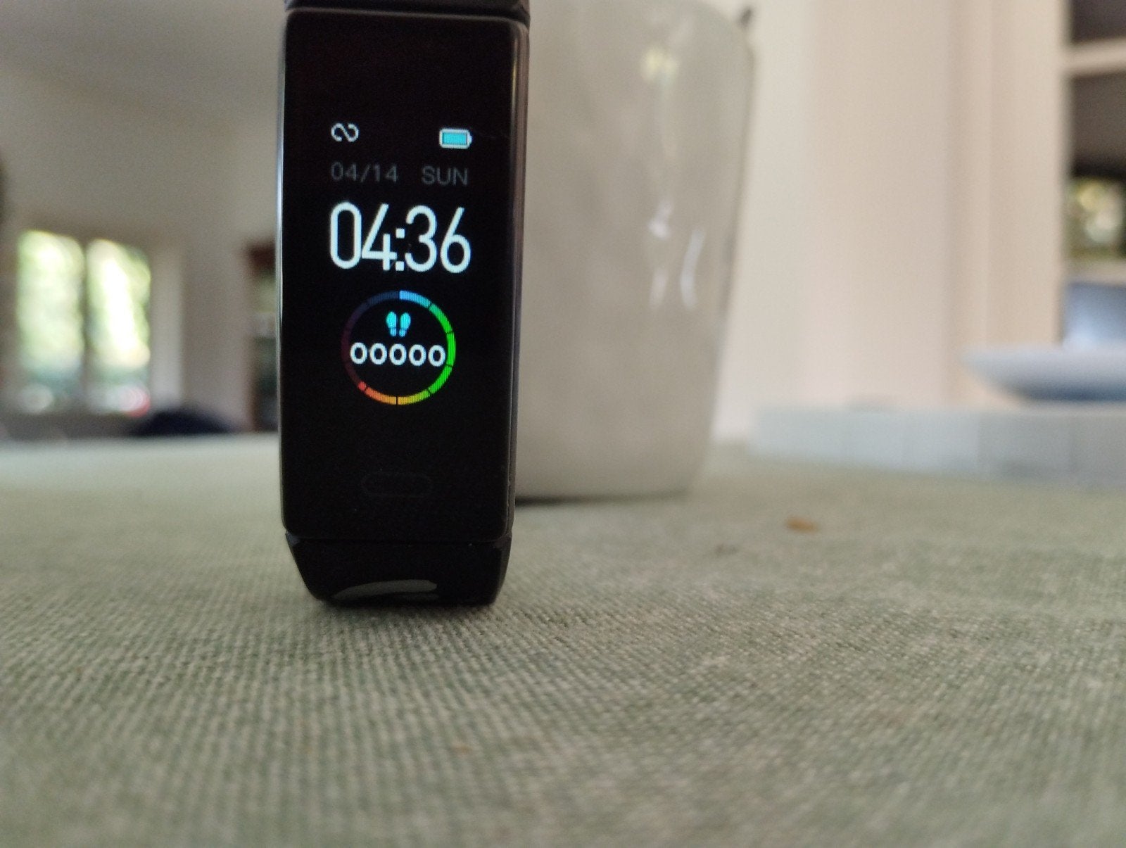 Zgan stappenteller fitness tracker kind, Ophalen of Verzenden, Zo goed als nieuw, Zwart, Android