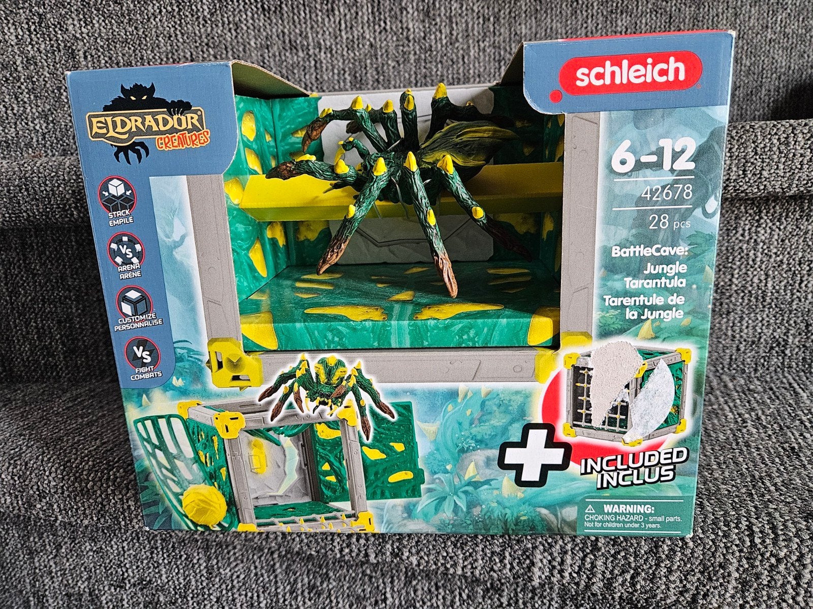 Schleich Battlecave Jungle Tarentula, Kinderen en Baby's, Speelgoed | Actiefiguren, Ophalen of Verzenden, Nieuw