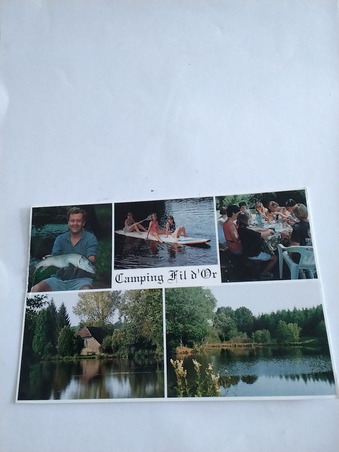 Ansichtkaart Camping Fil d'Or - Frankrijk (2002), Ophalen of Verzenden, 1980 tot heden, Gelopen