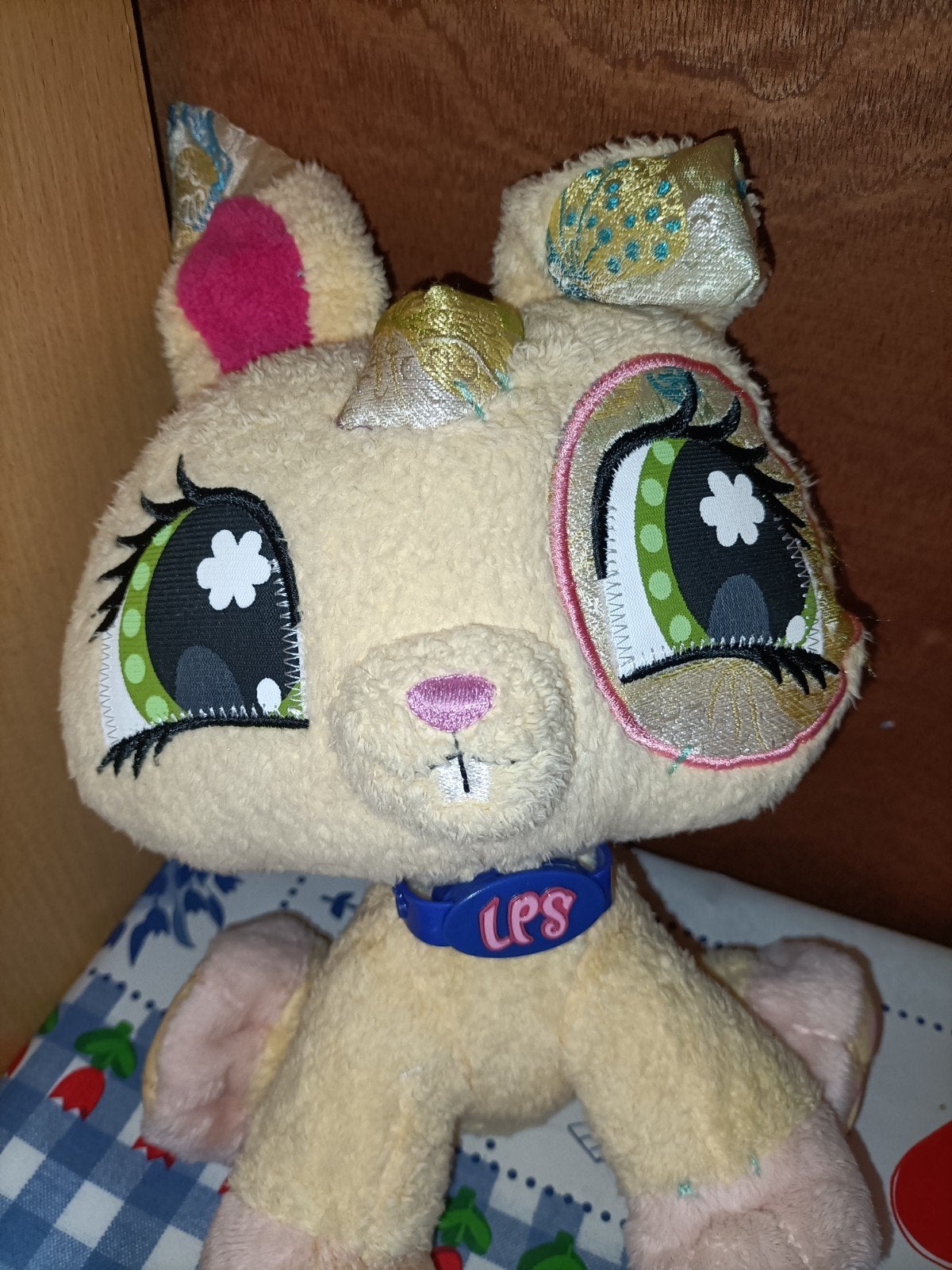 Littlest Petshop konijn knuffel 27 cm groot, Ophalen of Verzenden, Zo goed als nieuw, Konijn