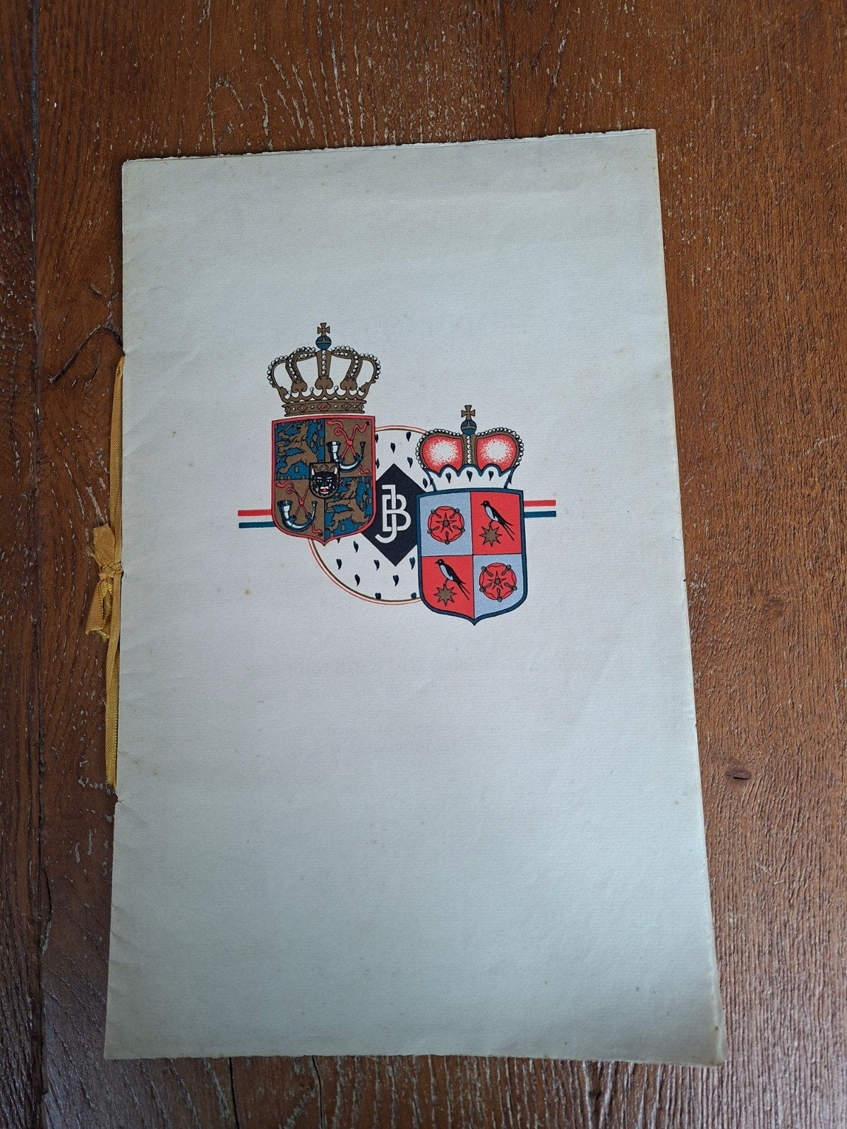 Programma boekje feestconcert huwelijk Juliana en Bernhard, Verzamelen, Koninklijk Huis en Royalty, Gebruikt, Overige typen, ?