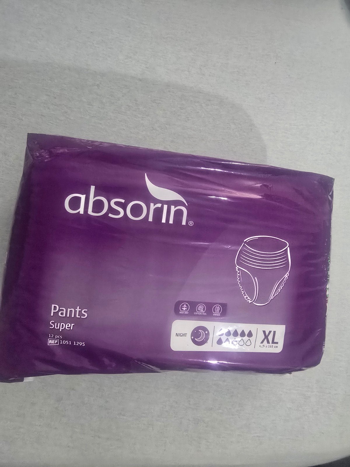 Absorin incontinentie broekjes super maat XL, Diversen, Verpleegmiddelen, Ophalen, Nieuw
