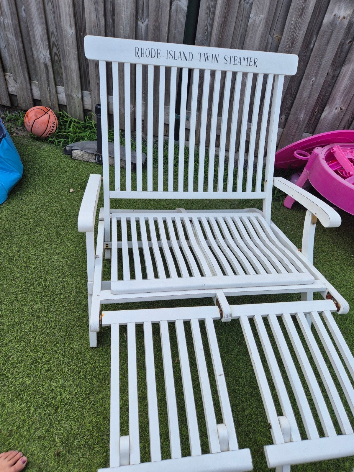 Duo deck chair/ Rhode Island Twin Steamer, Ophalen, Hout