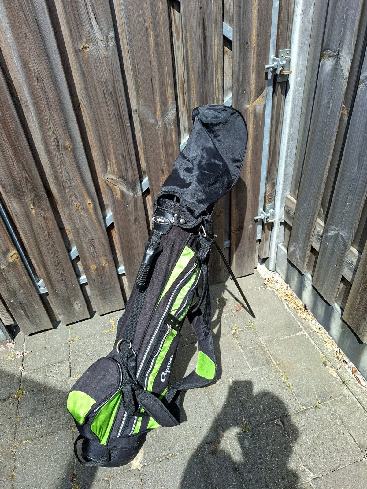 Golfstandbag zwart/groen - Goede staat, Ophalen of Verzenden, Gebruikt, Tas, Overige merken