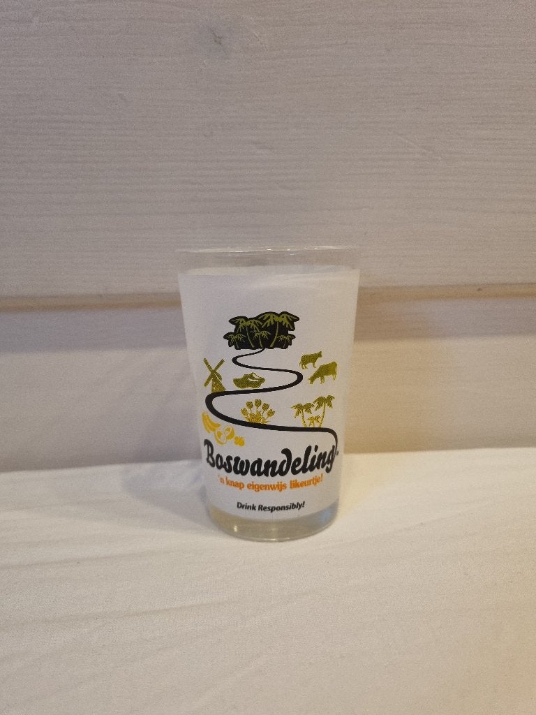 Boswandeling Glaasje, Verzamelen, Ophalen of Verzenden, Zo goed als nieuw, Borrel- of Shotglas