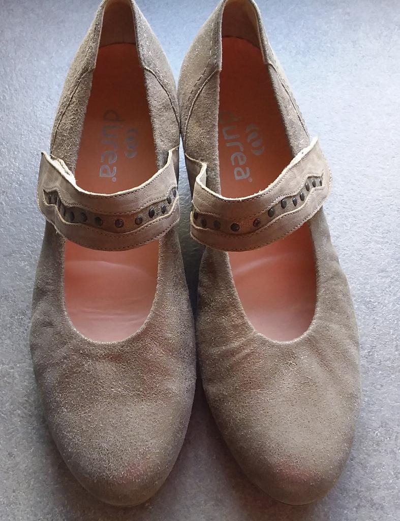 durea schoenen maat 7, Durea, Schoenen met lage hakken, Beige, Ophalen of Verzenden