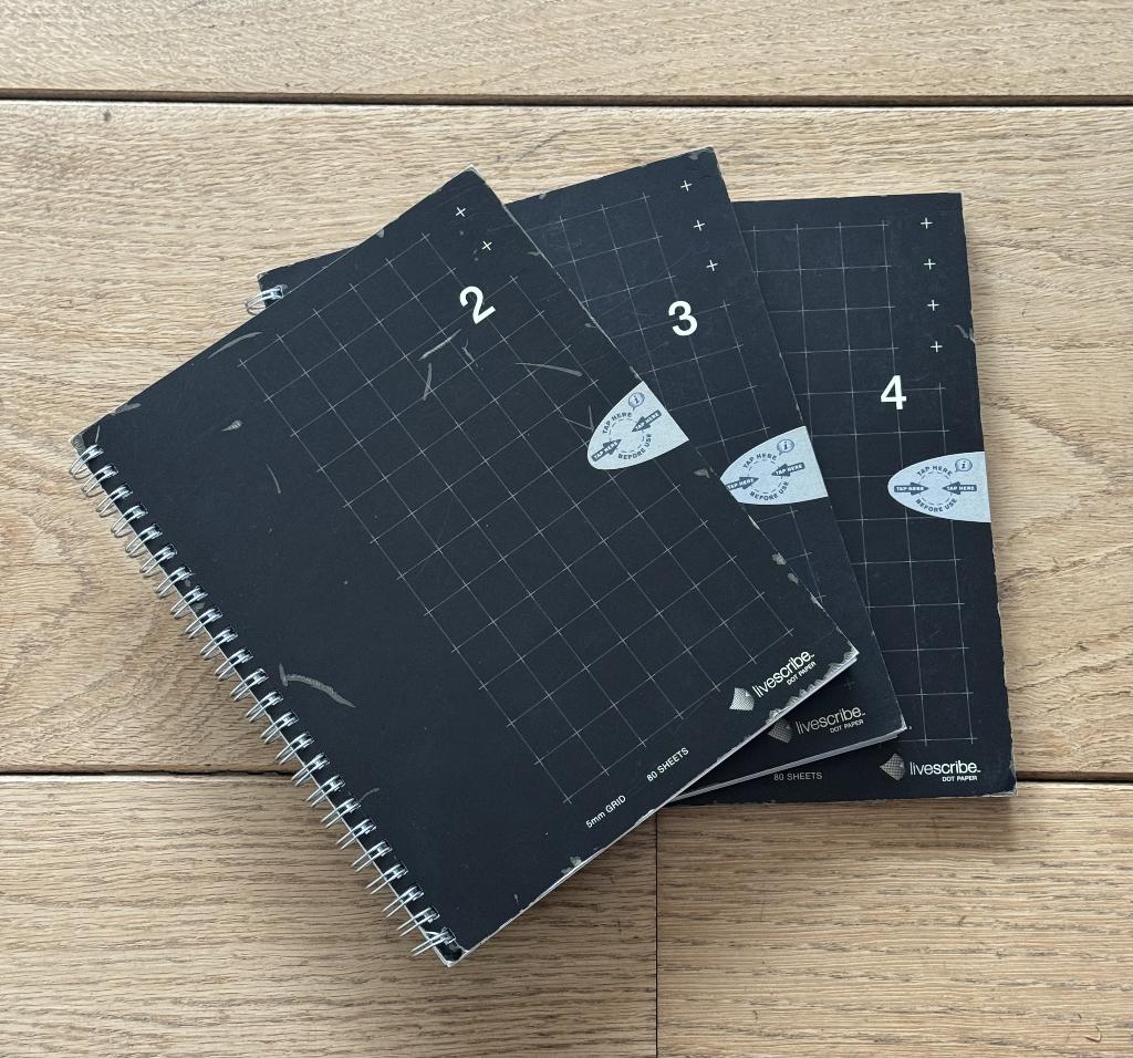 LiveScribe notebooks - dot paper, Ophalen of Verzenden, Zo goed als nieuw