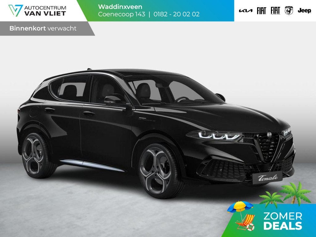 Alfa Romeo Tonale 1.3 Ibrida Plug-In Q4 270pk AWD Sport Spec, Auto's, Alfa Romeo, Automaat, 4 cilinders, 150 min, Alcantara