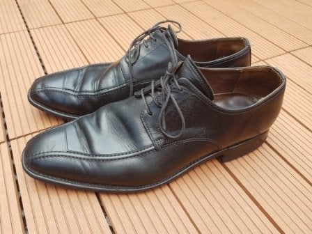 Van Bommel veterschoenen mt.42,5 (8,5 G) zwart leer, Kleding | Heren, Zwart, Ophalen of Verzenden, Van Bommel, Gedragen