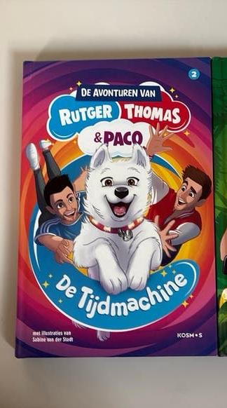 Rutger, Thomas & Paco: De Tijdmachine, Ophalen of Verzenden, Zo goed als nieuw, Fictie algemeen