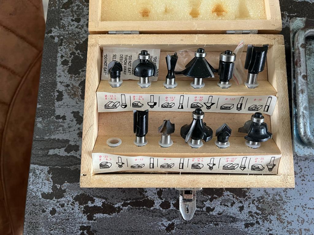 Metabo bovenfrees met frezenset, Doe-het-zelf en Verbouw, Gereedschap | Freesmachines, Ophalen, Gebruikt, Elektrisch, Bovenfrees
