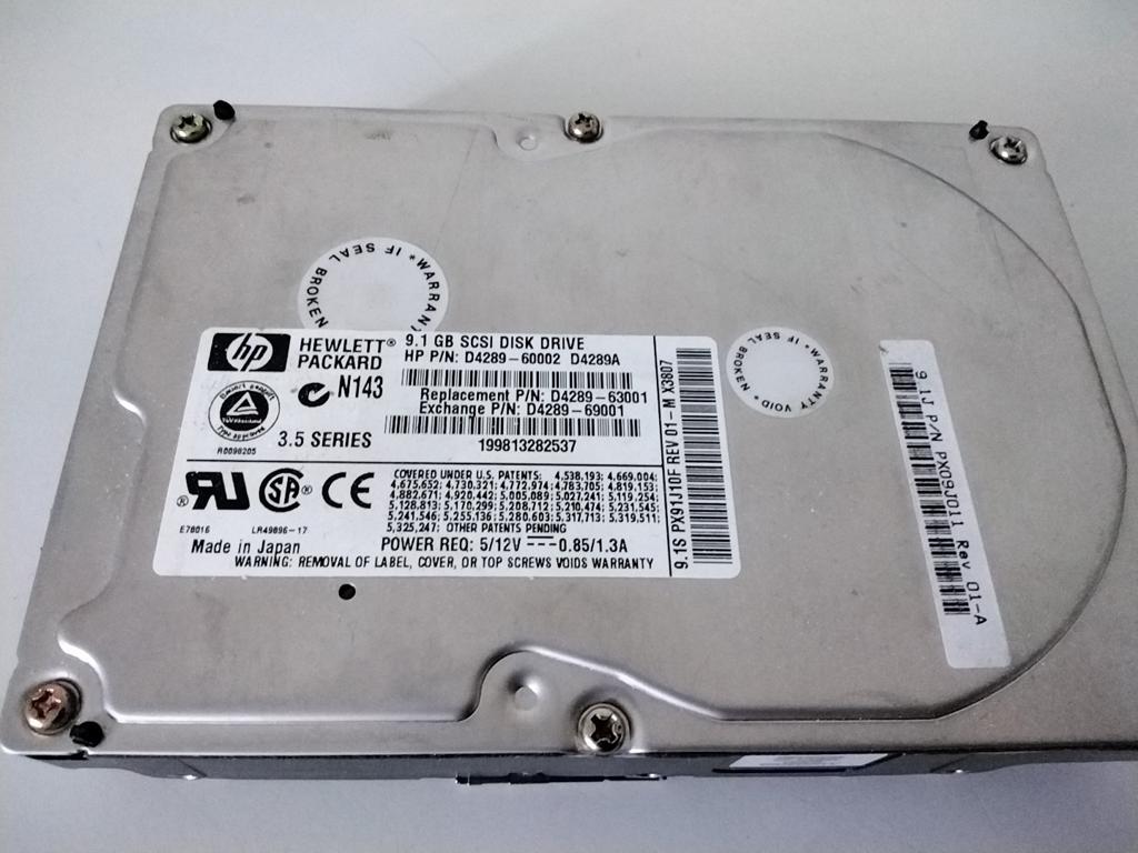 Ultra Wide SCSI harde schijf van 9Gb uit een server, Computers en Software, Vintage Computers, Ophalen of Verzenden