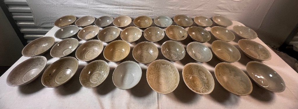 Chinees Song Celadon kommen (35 stuks), Antiek en Kunst, Antiek | Porselein, Ophalen