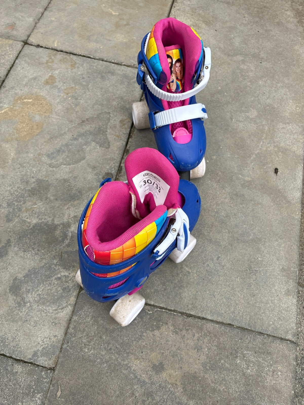 Verstelbare rolschaatsen maat 30-33 voor kinderen, Ophalen, Verstelbaar, Gebruikt, Kinderen