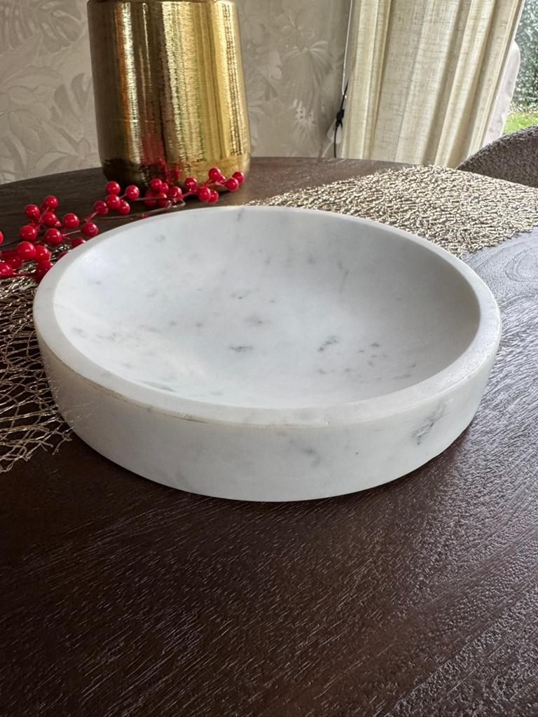 Eichholtz marmeren schaal, Huis en Inrichting, Woonaccessoires | Schalen en Manden, Schaal, Rond, Nieuw, Ophalen of Verzenden