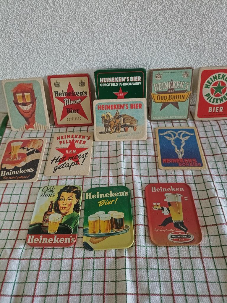 heineken bier viltjes, Verzamelen, Ophalen of Verzenden, Zo goed als nieuw, Viltje(s), Heineken