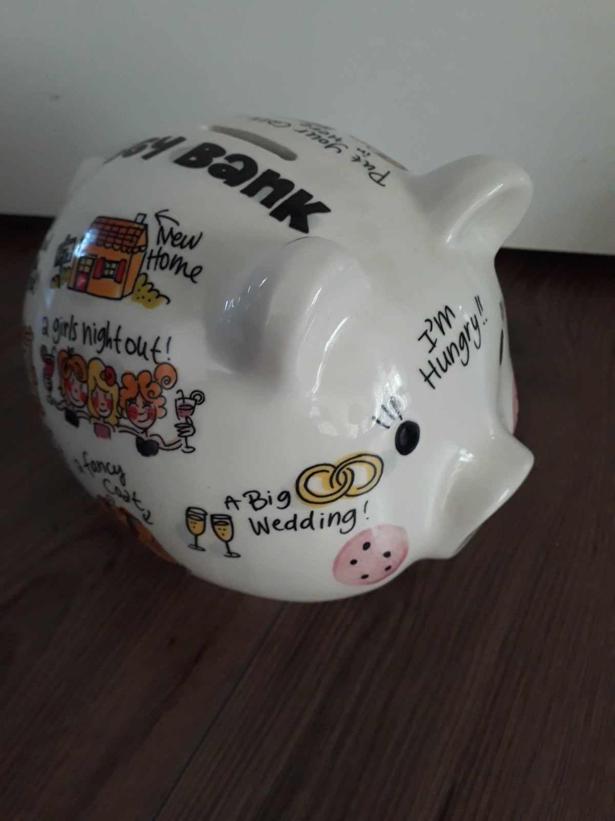 Spaarvarken Blond, Verzamelen, Spaarpotten, Ophalen, Gebruikt, Metaal of Blik, Overige thema's