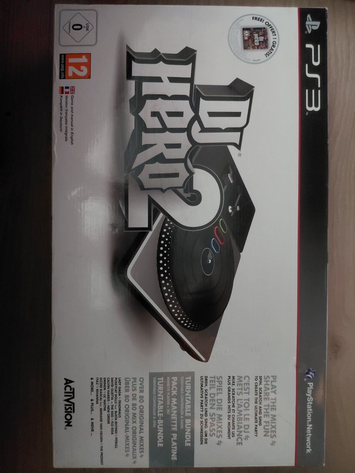 DJ Hero 2 Turntable Bundle PS3, Muziek, 1 speler, Ophalen of Verzenden, Zo goed als nieuw