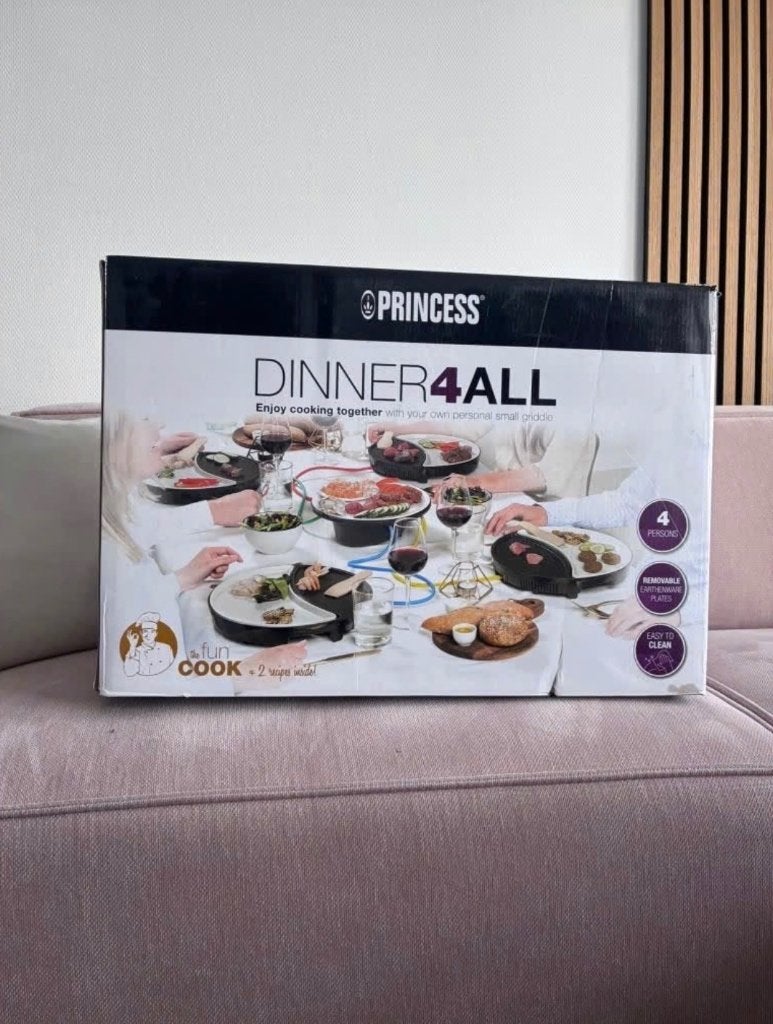 Dinner 4 all, Witgoed en Apparatuur, Gourmetstellen, Ophalen, Nieuw, 4 t/m 7 personen