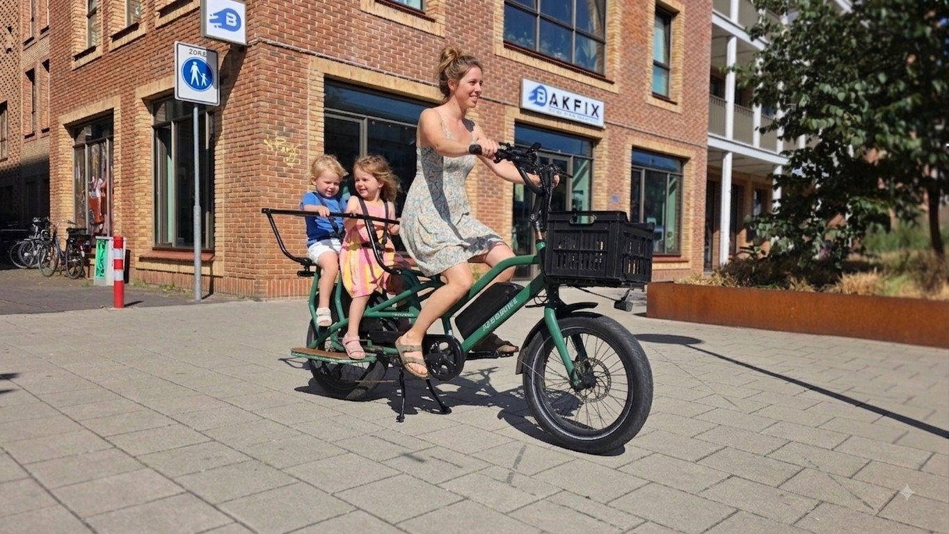 Nieuwe Jobobike Longtail Elektrische Tweelingfiets, Fietsen en Brommers, Fietsen | Bakfietsen, Overige merken, Onbekend, Ophalen of Verzenden