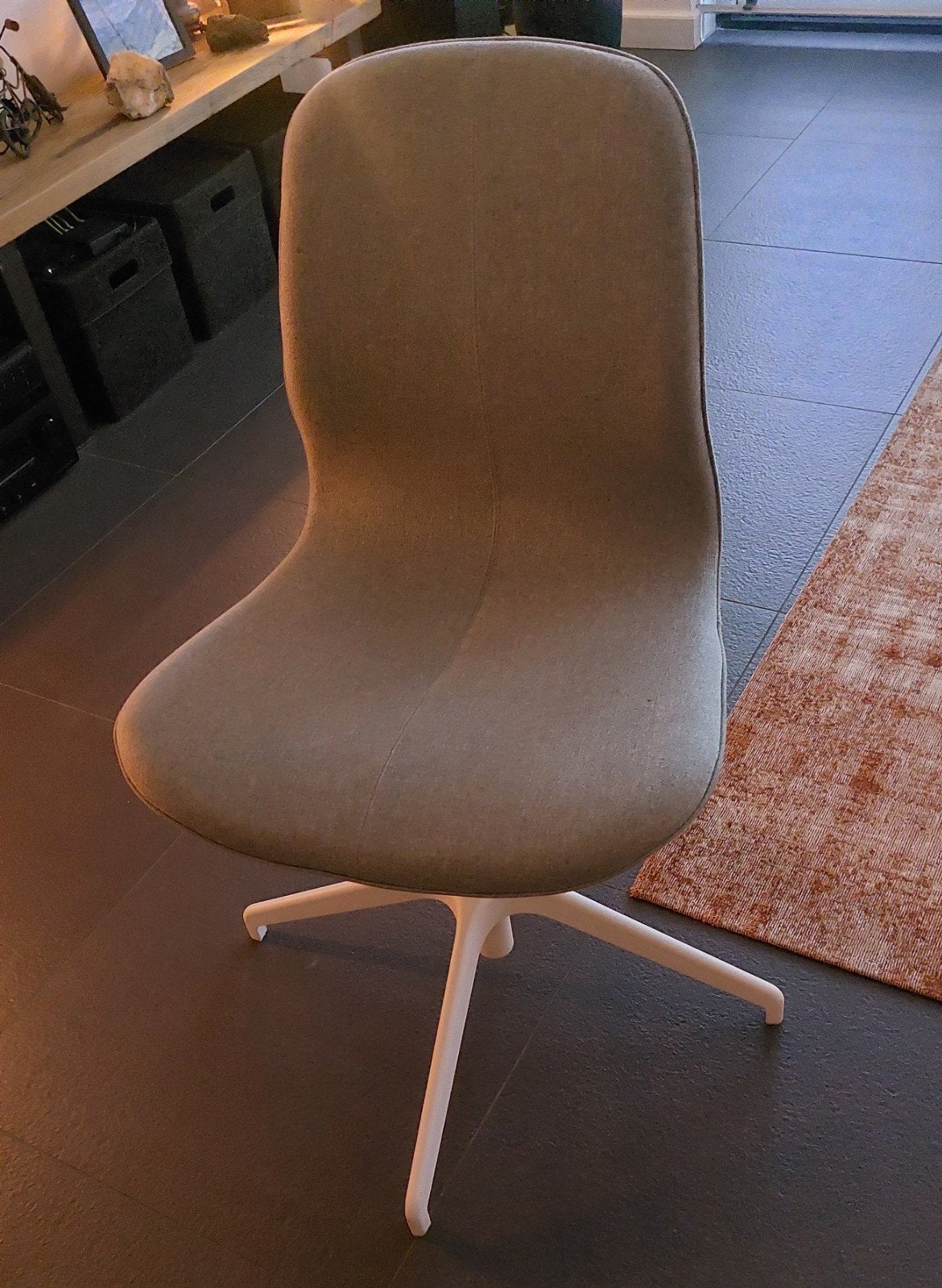 IKEA LÅNGFJÄLL bureaustoel - Grijsgroen, Ophalen, Gebruikt, Stof, Eén