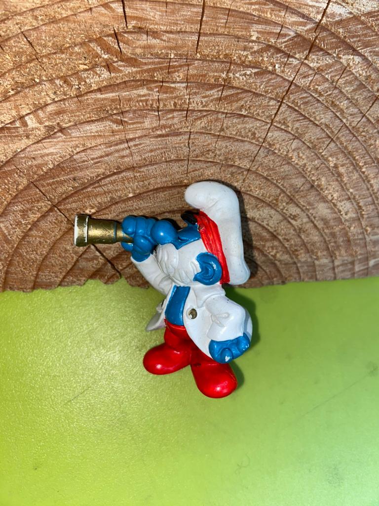 Smurfen kapitein smurf, Verzamelen, Smurfen, Ophalen of Verzenden, Gebruikt, Verschillende Smurfen