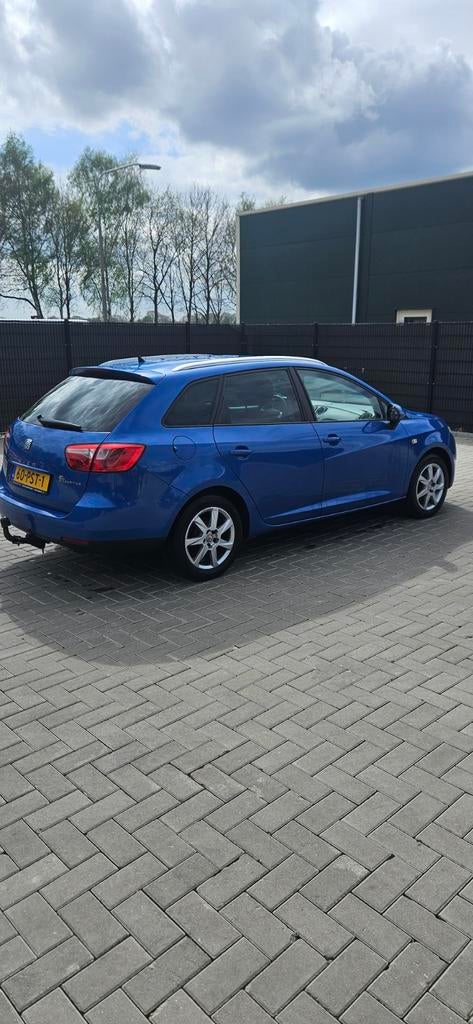 Seat Ibiza 1.2TDI 55KW Ecomotive ST 2011 Blauw, Voorwielaandrijving, Parkeersensor, Stof, 74 pk