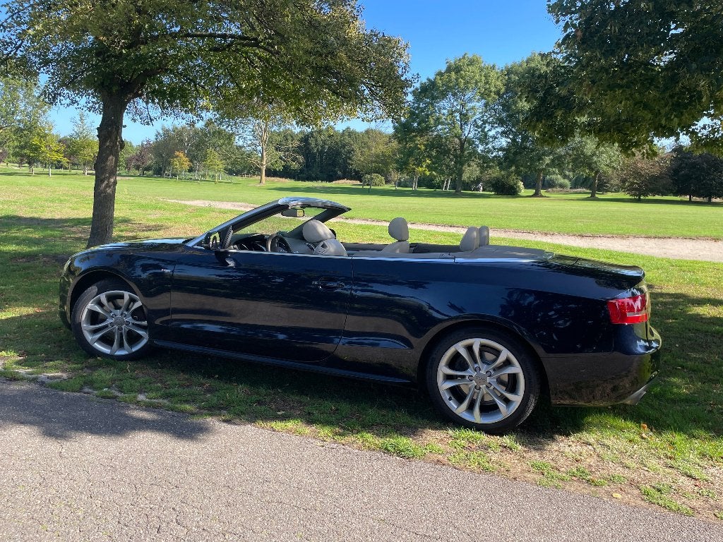 Audi A5 2.0 Sport Tfsi 275 pk Cabrio Quat. S-tr 2010 Blauw, Euro 5, Beige, 4 cilinders, Vierwielaandrijving