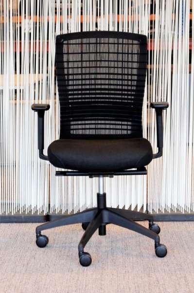 Nieuwe Corati bureaustoel netweave lendensteun 5 jr garantie, Niet ingevuld, Zwart, Niet ingevuld, Nieuw